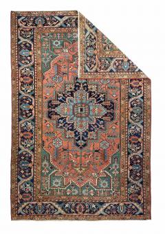 Antique Heriz Rug 6 8 x 10 6  - 4405138