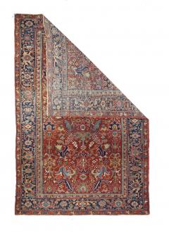 Antique Heriz Rug 6 8 x 9 11  - 4457132