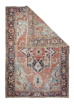 Antique Heriz Rug 8 10 x 13 2  - 4328286