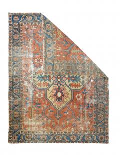 Antique Heriz Rug 86 x 113 - 4355282