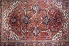 Antique Heriz Rug 9 6 x 13 5  - 4457468