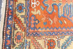Antique Heriz Runner 3 3 x 14 7  - 4457556
