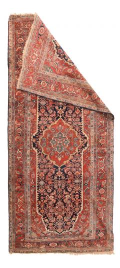 Antique Heriz Serapi Rug 50 x 116 - 4354367