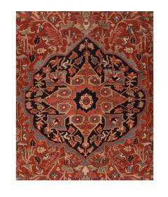 Antique Heriz Serapi Rug 89 x 126 - 4355261