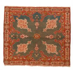 Antique Indian Agra Rug 3 8 x 4 4 circa 1890 - 4457801