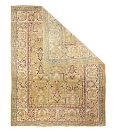 Antique Indian Agra Rug 8 4 x 11 9 circa 1890 - 4327324