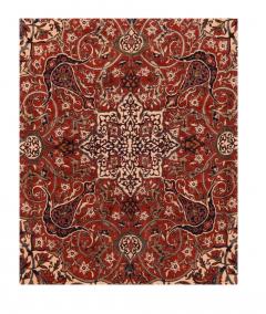 Antique Isfahan Rug 11 10 x 17 1  - 4296386