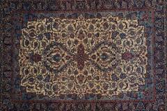 Antique Isfahan Rug 4 10 x 6 8  - 4314801