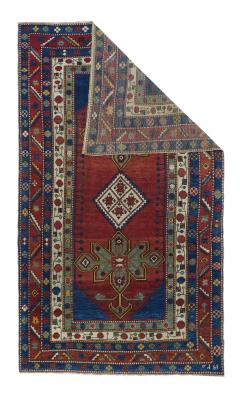 Antique Karabagh Kazak Rug 5 0 x 8 11  - 4327372