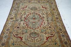 Antique Kashan Rug 4 3 x 7 2  - 4313968