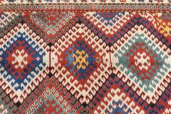 Antique Kazak Borcholo Rug 410 x 88 - 4354674