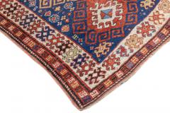 Antique Kazak Rug 3 7 x 5 6  - 4457402