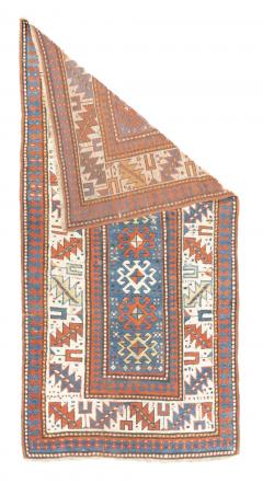 Antique Kazak Rug 3 7 x 6 9  - 4406008