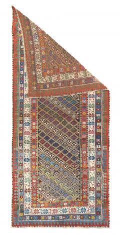 Antique Kazak Rug 3 7 x 7 7  - 4457128
