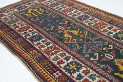 Antique Kazak Rug 33 x 64 - 4354665