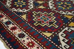 Antique Kazak Rug 4 0 x 7 8  - 4457387