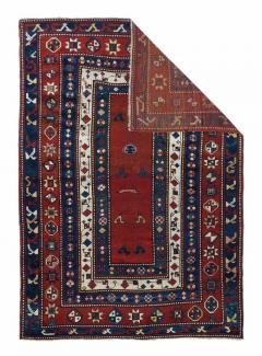 Antique Kazak Rug 4 11 x 7 0  - 4328543