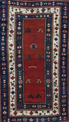 Antique Kazak Rug 4 11 x 7 0  - 4328544