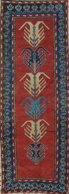 Antique Kazak Rug 5 2 x 10 1  - 4314568