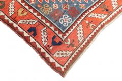 Antique Kazak Rug 6 8 x 7 11  - 4327401