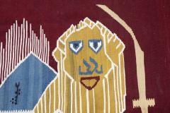 Antique Kilim Rug 5 8 x 7 11  - 4457932