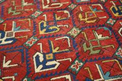 Antique Kuba Rug 3 1 x 3 10  - 4405081