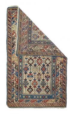 Antique Kuba Rug 3 5 x 5 9  - 4404566