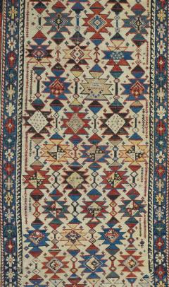 Antique Kuba Rug 3 5 x 5 9  - 4404567