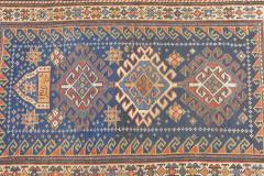 Antique Kuba Rug 4 0 x 4 9  - 4456981