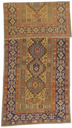 Antique Kuba Shirvan Rug 3 9 x 9 1  - 4327155