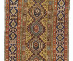 Antique Kuba Shirvan Rug 3 9 x 9 1  - 4327157