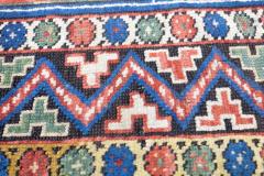 Antique Kurdish Kazak Rug 5 5 x 9 10  - 4458018