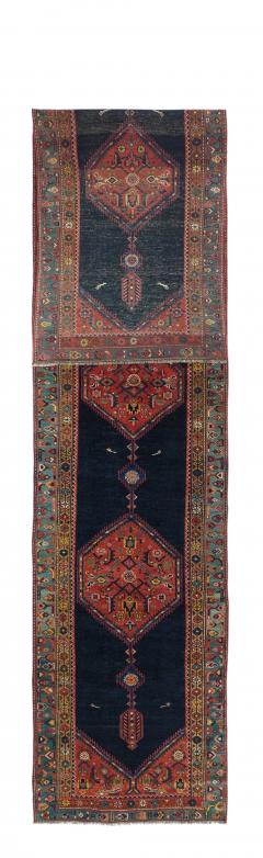 Antique Kurdish Runner 3 1 x 15 11  - 4457250