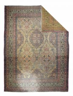Antique Lavar Kerman Rug 103 x 135 - 4354734