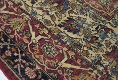 Antique Lavar Kerman Rug 103 x 135 - 4354737