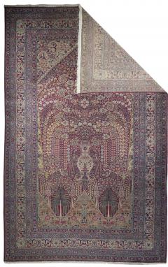 Antique Lavar Kerman Rug 9 11 x 15 10  - 4314258