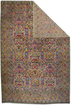 Antique Lavar Kerman Rug 9 7 x 14 1  - 4457041