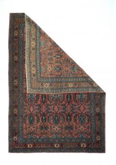 Antique Malayer Rug 4 7 x 6 5  - 4553977