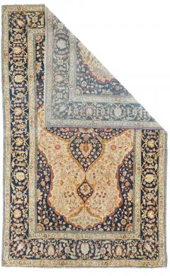 Antique Mohtasham Kashan Rug 4 2 x 6 8  - 4326973
