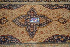 Antique Mohtasham Kashan Rug 4 2 x 6 8  - 4326975