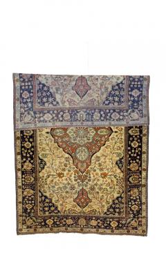 Antique Mohtasham Kashan Rug 4 4 x 6 10  - 4296012