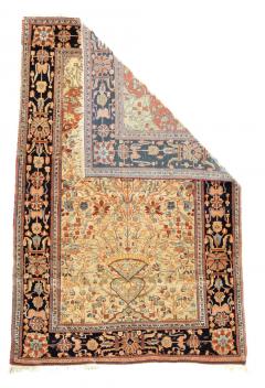 Antique Mohtasham Kashan Rug 4 4 x 6 8  - 4314063