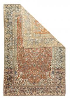 Antique Mohtasham Kashan Rug 4 5 x 6 7  - 4314966