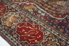 Antique Mohtasham Kashan Rug 4 6 x 6 10  - 4404621