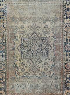 Antique Mohtasham Kashan Rug 4 6 x 6 8  - 4404711