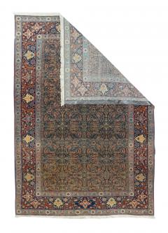 Antique Mohtasham Kashan Rug 4 7 x 6 8  - 4314932