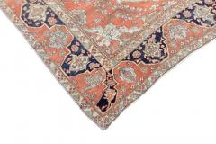 Antique Mohtasham Kashan Rug 4 7 x 6 9  - 4327237