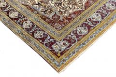 Antique Mohtasham Kashan Rug 4 9 x 8 1  - 4328589