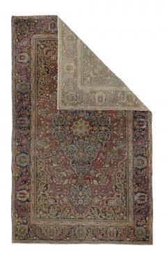 Antique Mohtasham Kashan Rug 42 x 69 - 4354747