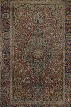 Antique Mohtasham Kashan Rug 42 x 69 - 4354748